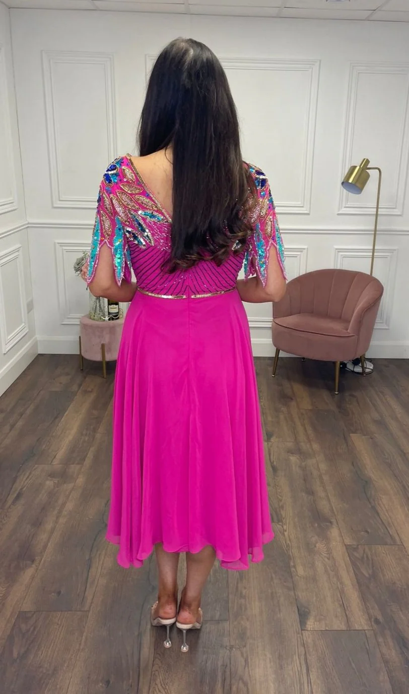 "Aurora" Dress in pink - Image 2