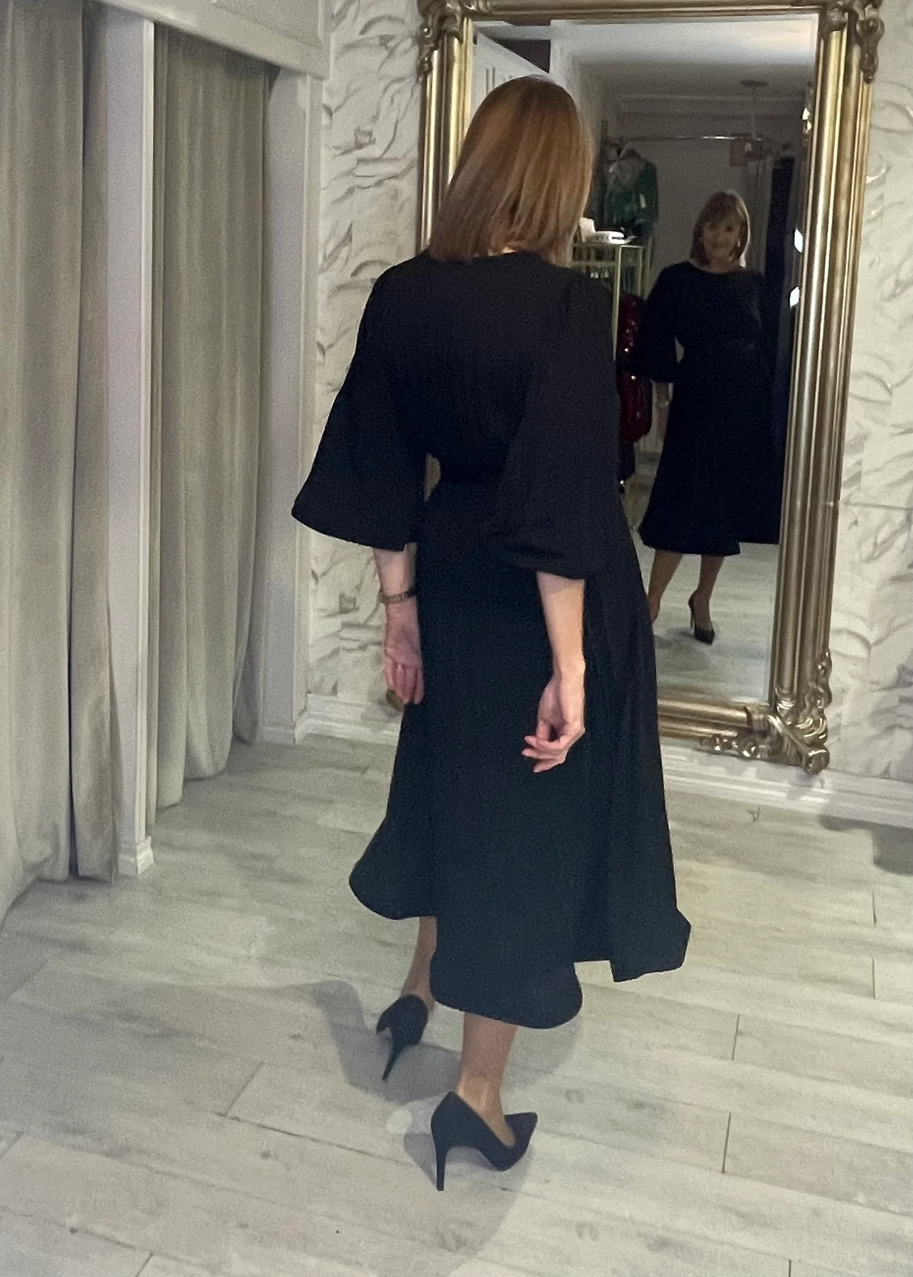 “Blair” Dress In Black - Image 4
