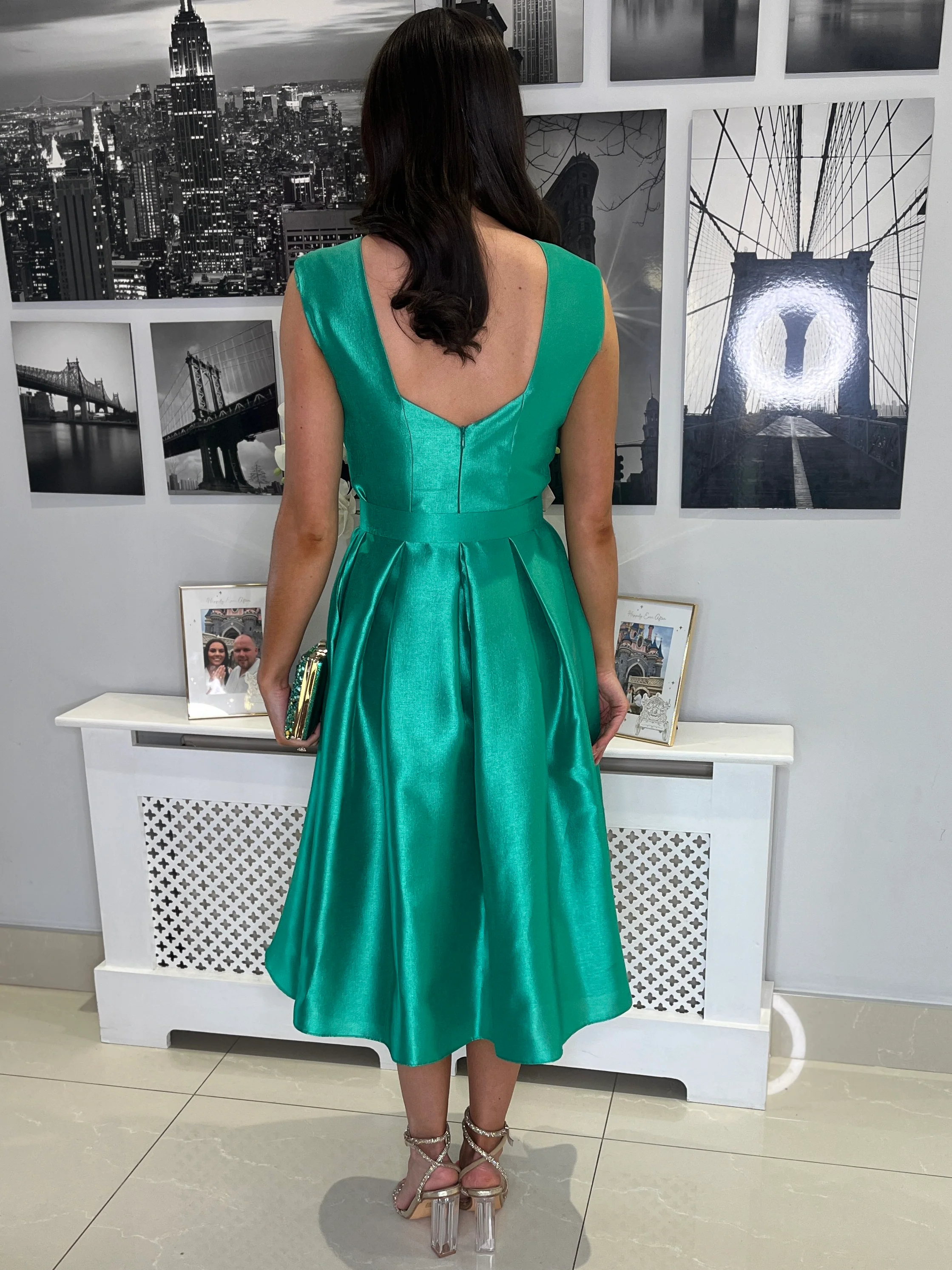 “Brianna” Dress In Green - Image 3