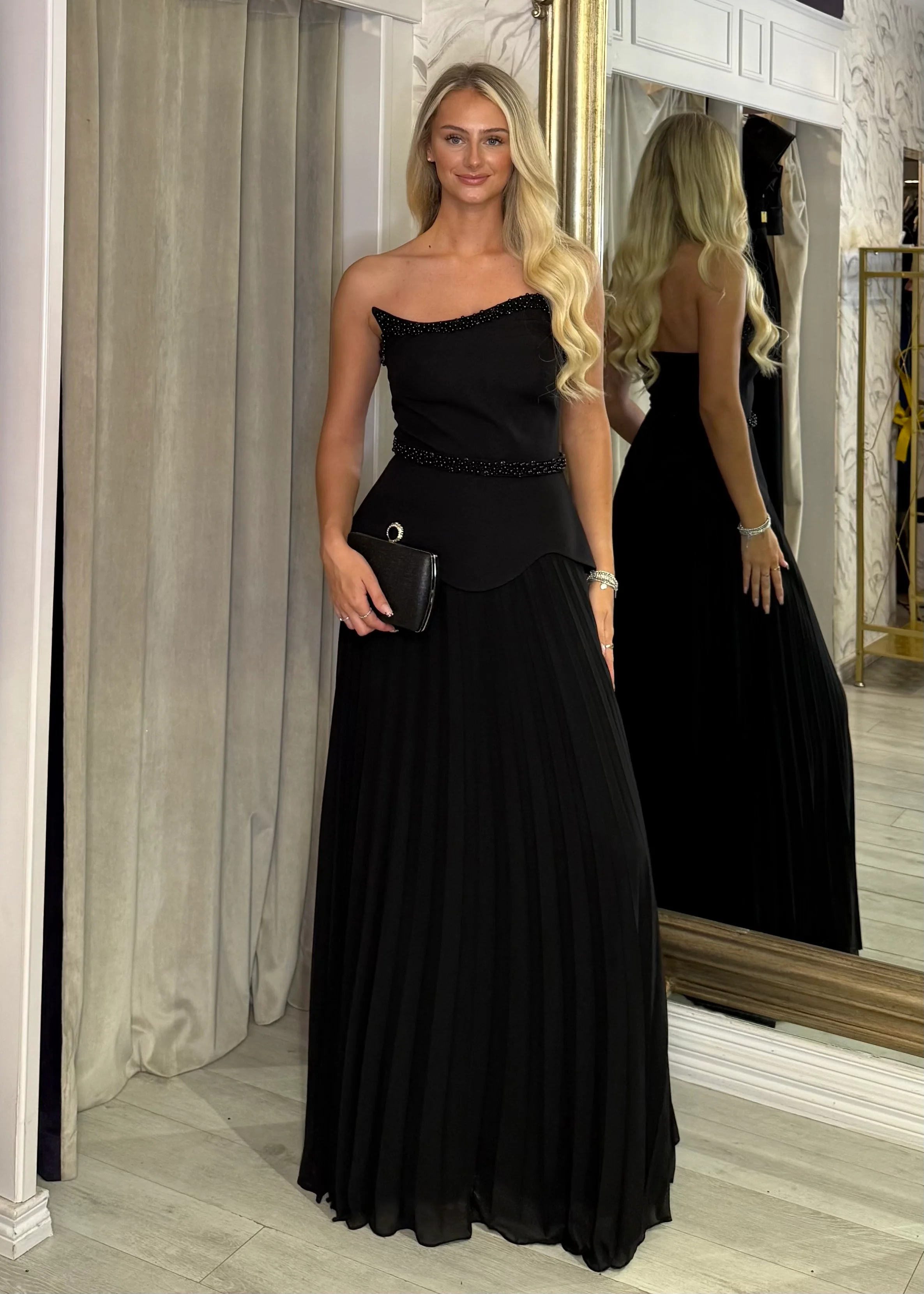 “Calista” Dress In Black - Image 3