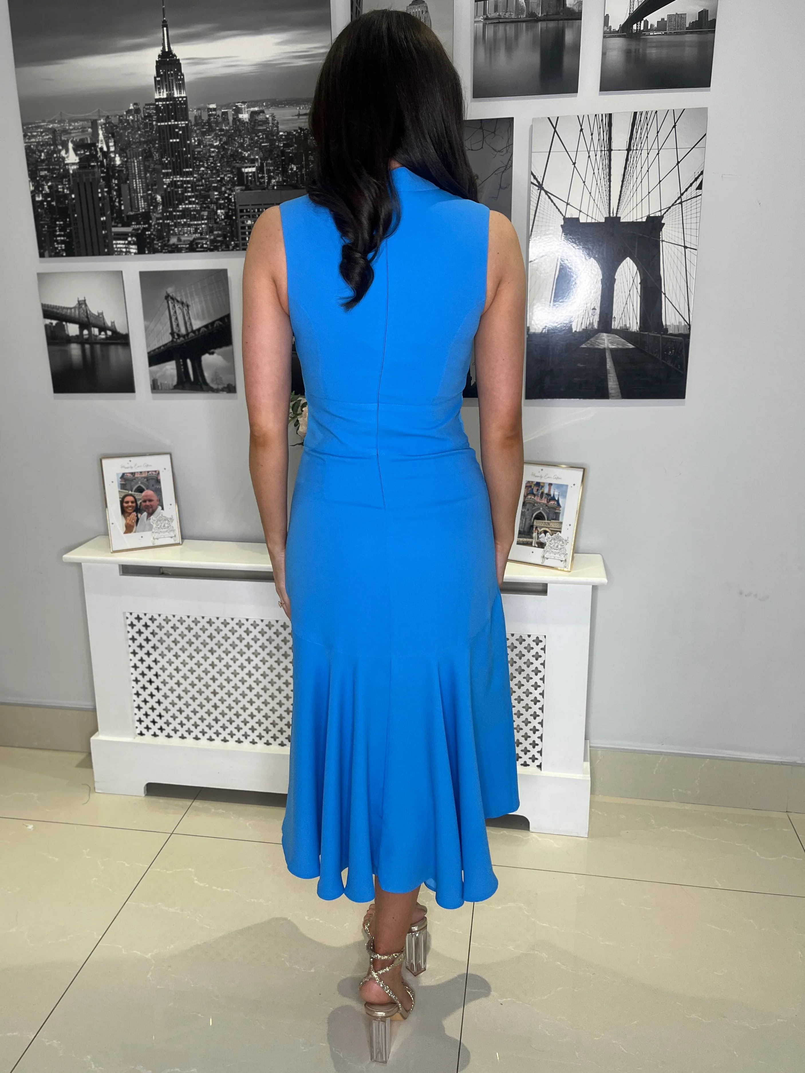 “Carli” Dress In Blue - Image 4