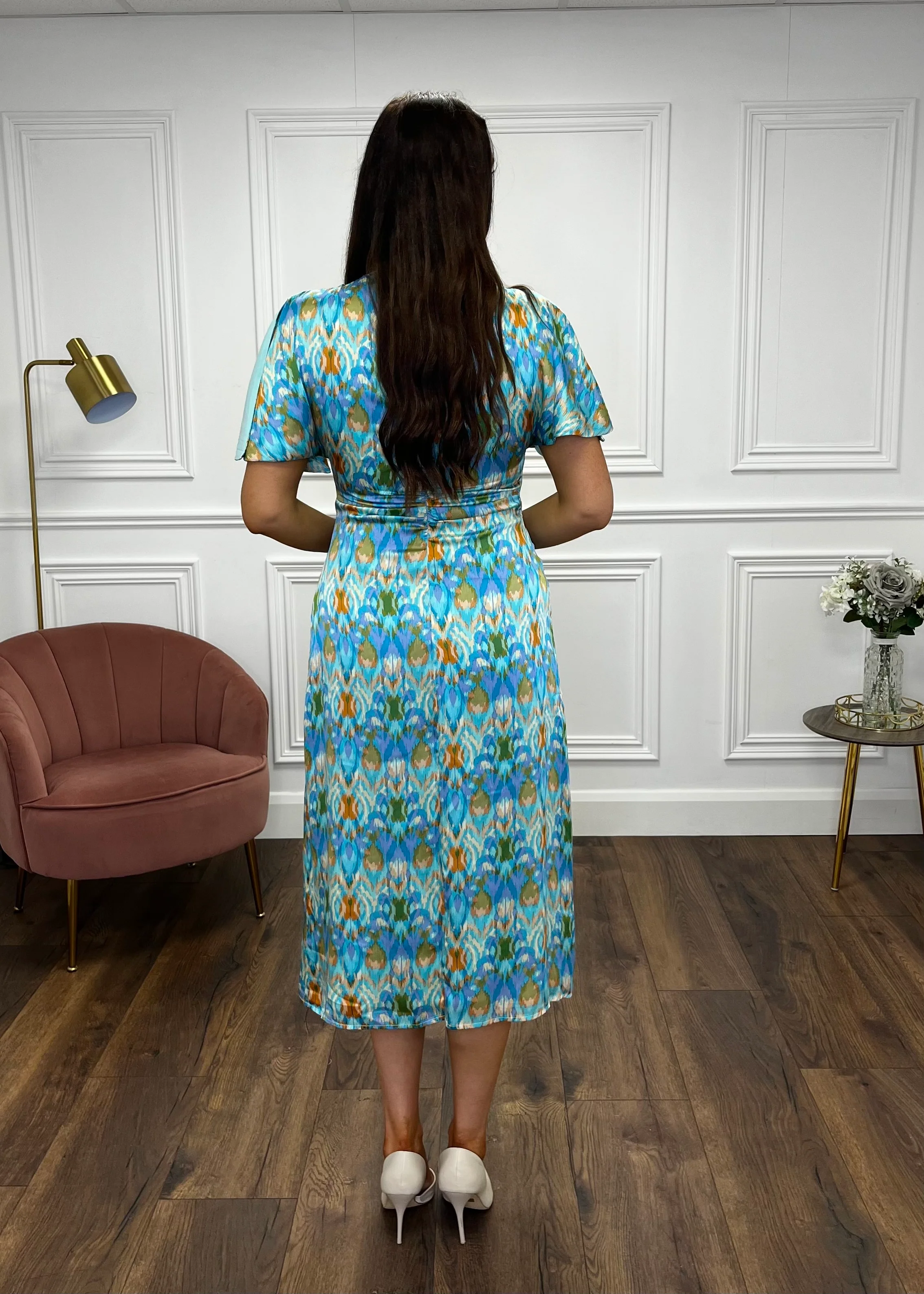 “Codi” Dress In Multi Print - Image 6