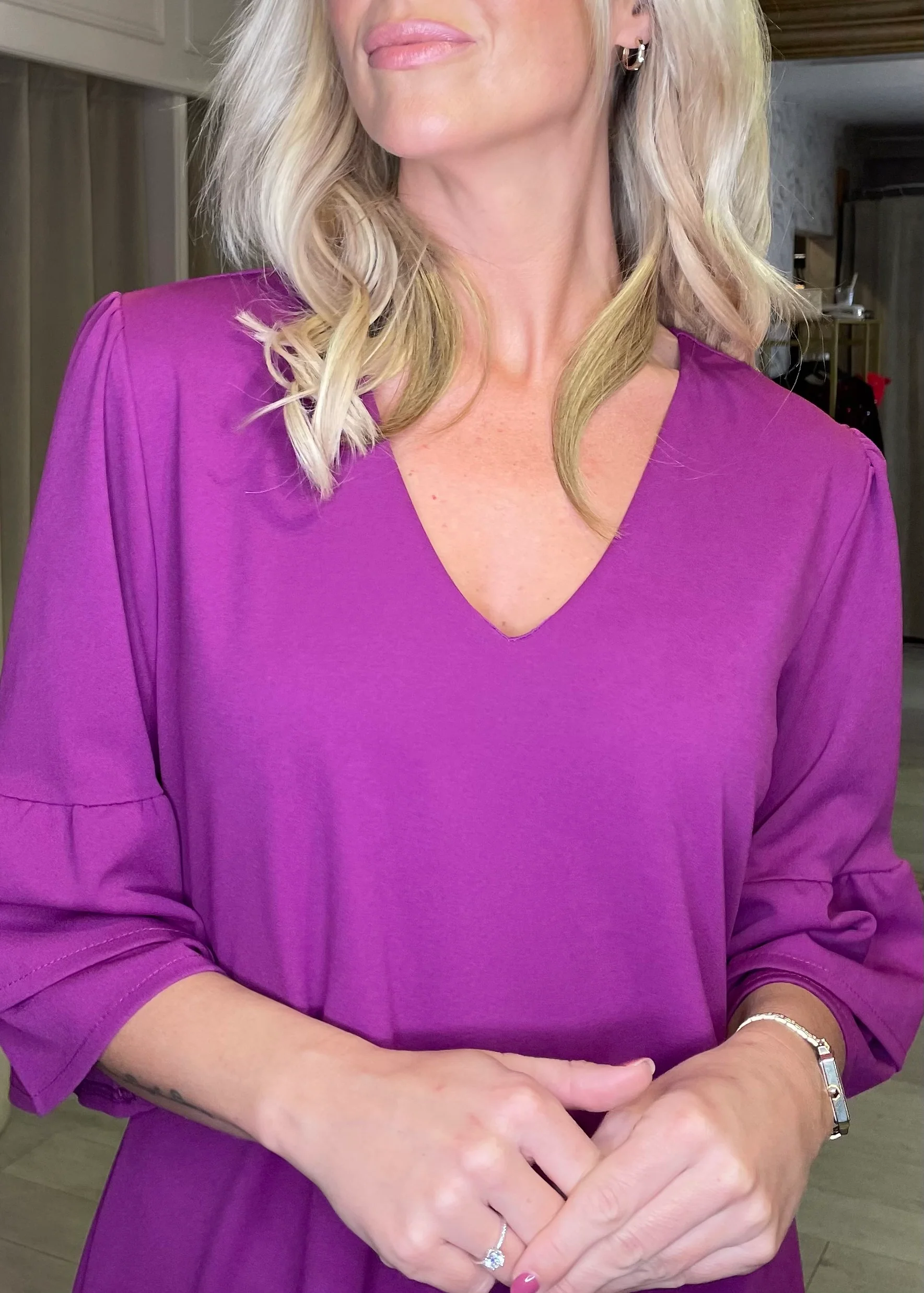 "Elliana" Dress In Pink - Image 3