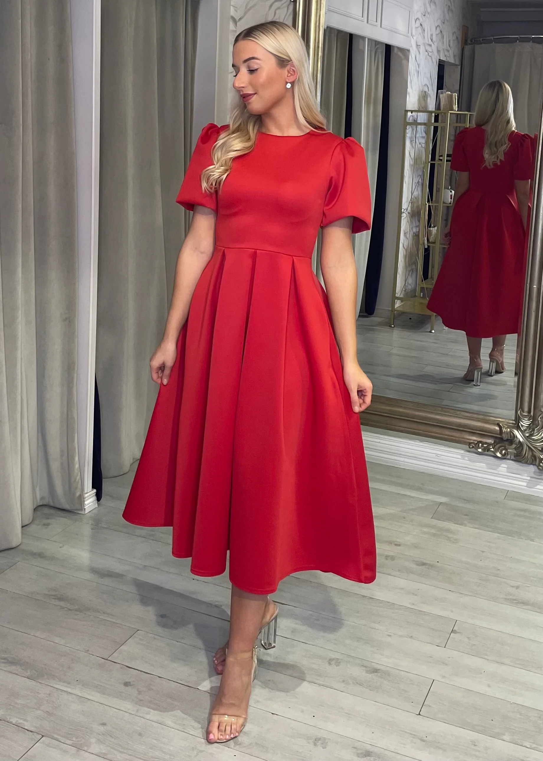 “Elowin” Dress In Red - Image 2