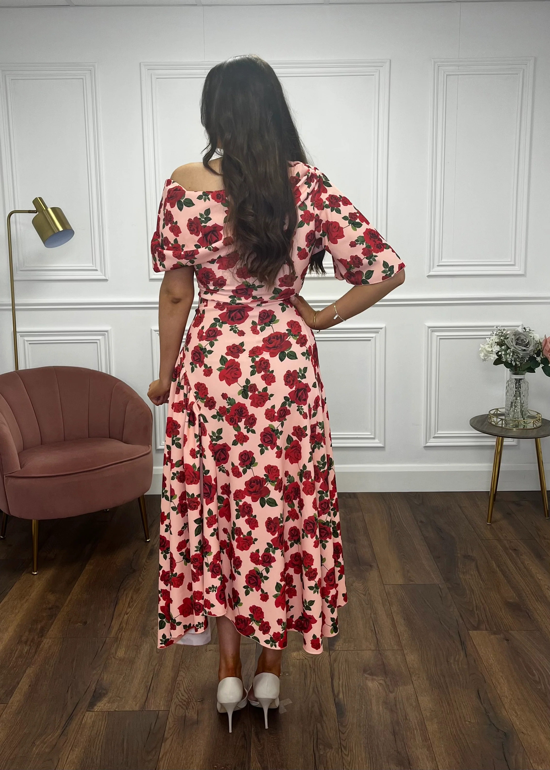 “Francesca” Dress In Floral Print - Image 6