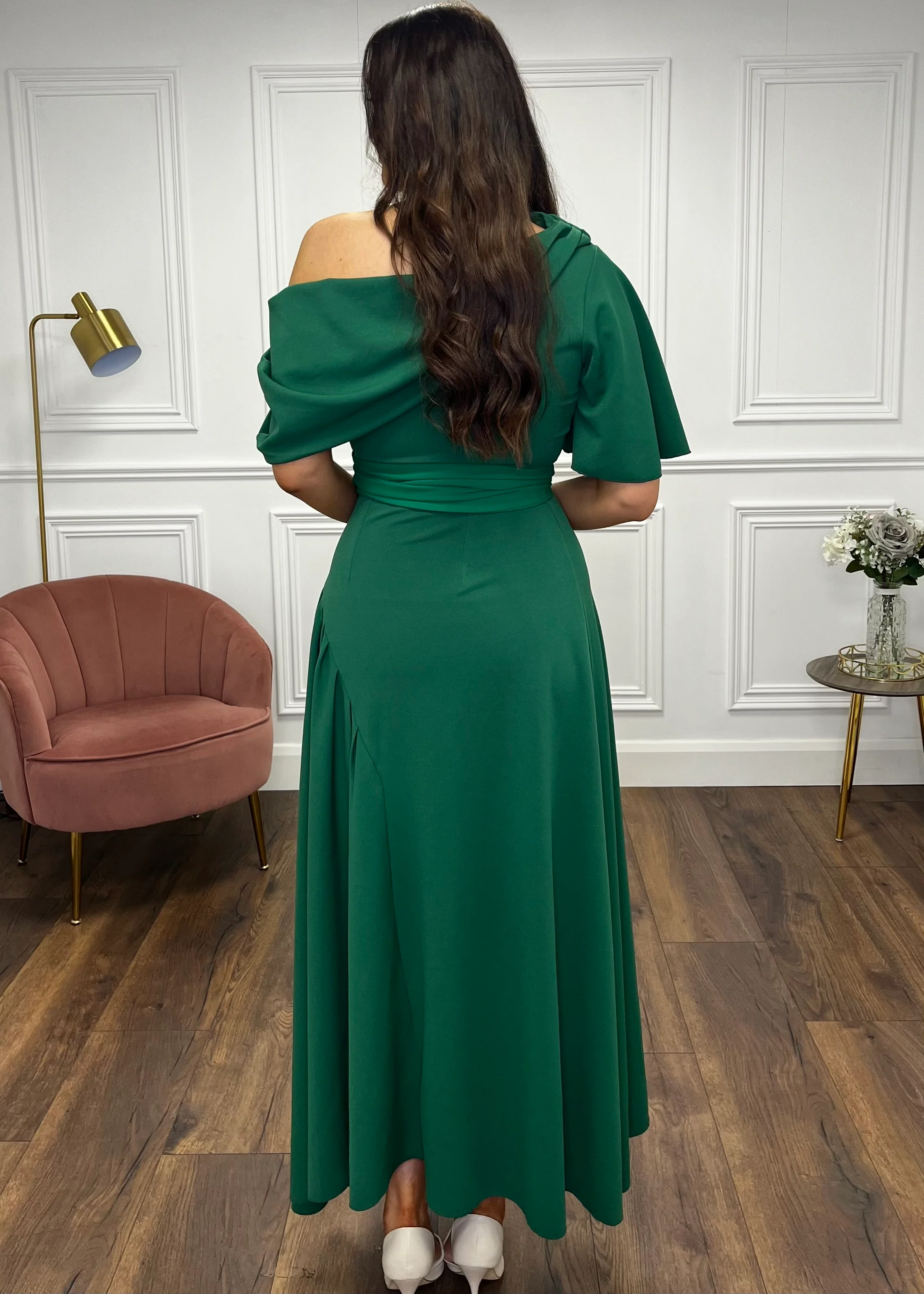 “Francesca” Dress In Green - Image 5