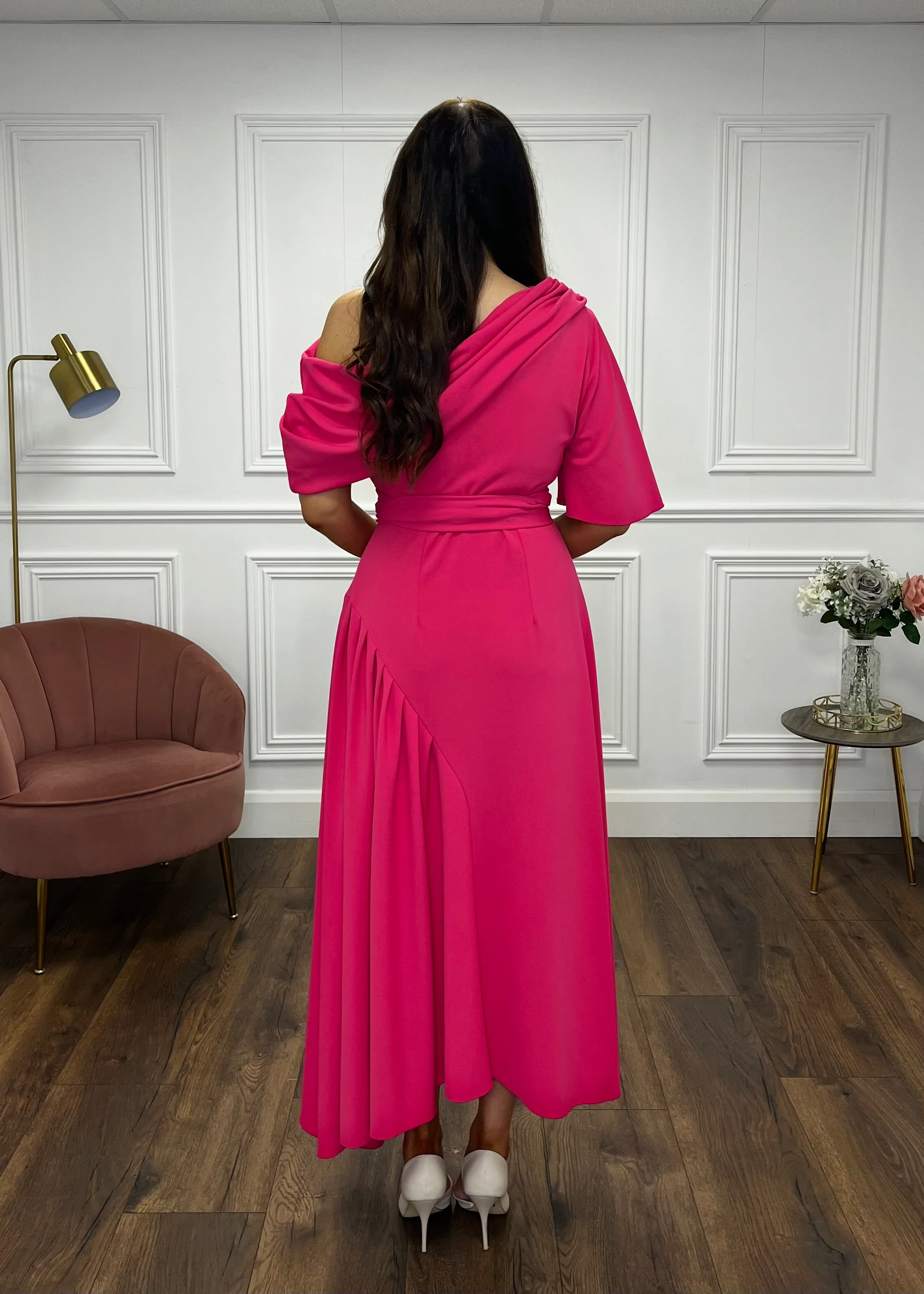 “Francesca” Dress In Pink - Image 4