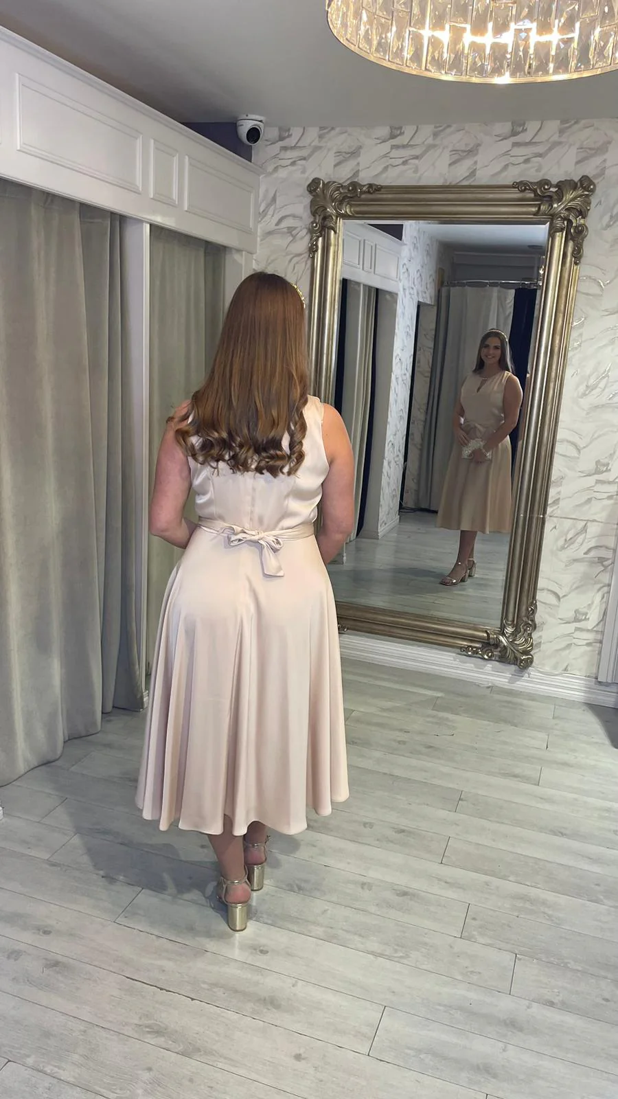 "Gabriel" Dress In Champagne - Image 2