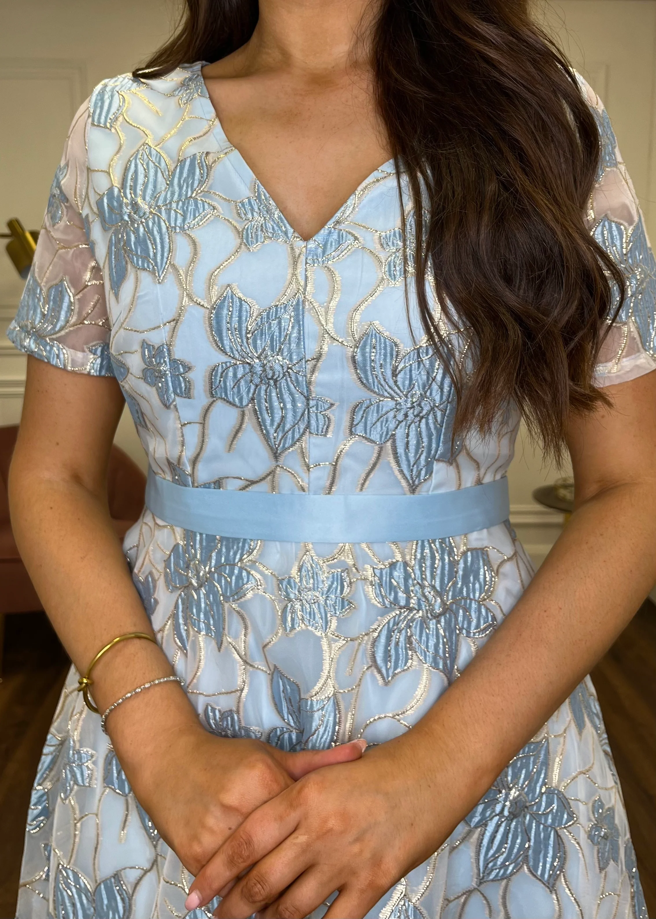 “Hollie” Dress In Blue - Image 3