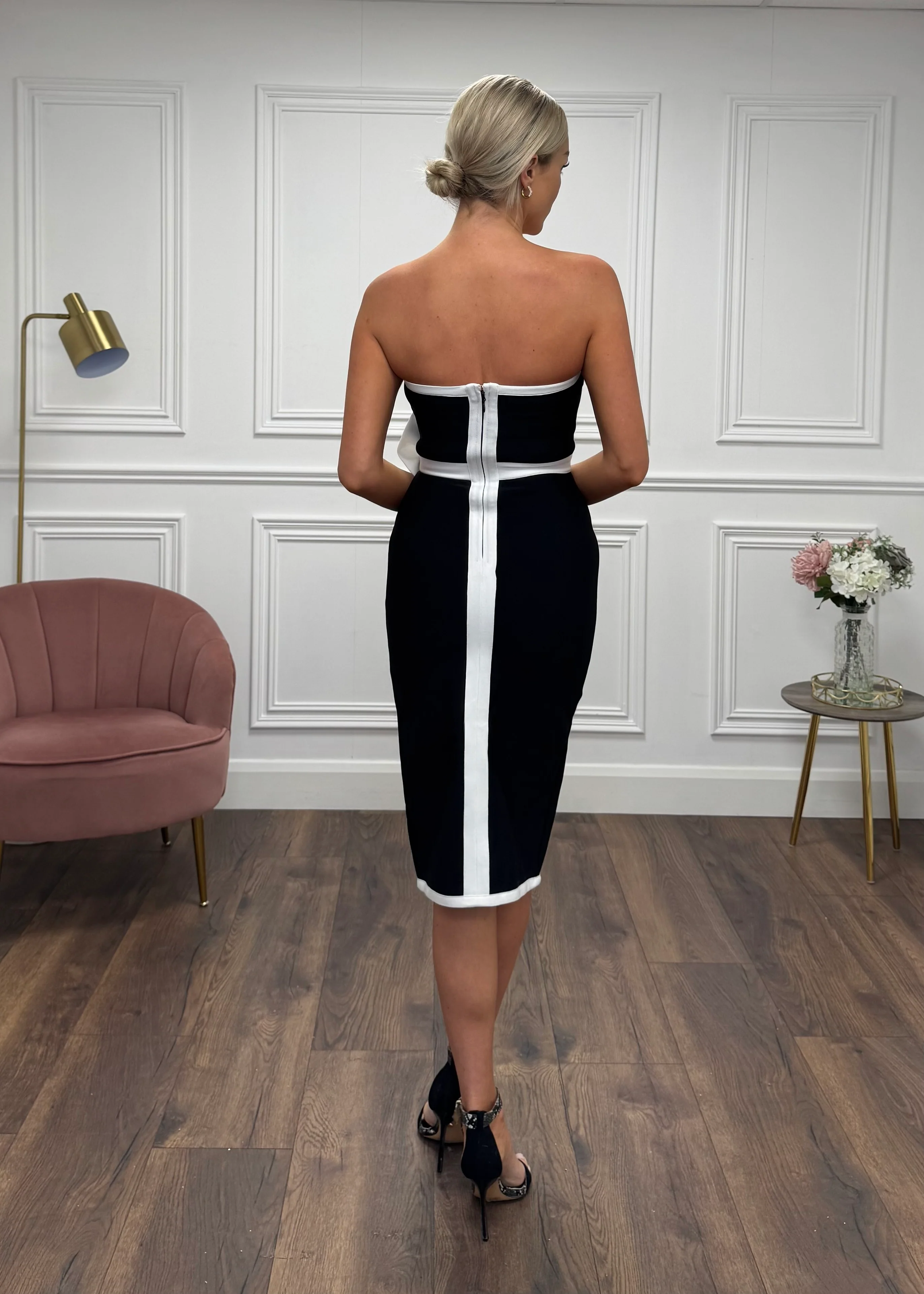 "Indie" Dress In Monochrome - Image 4