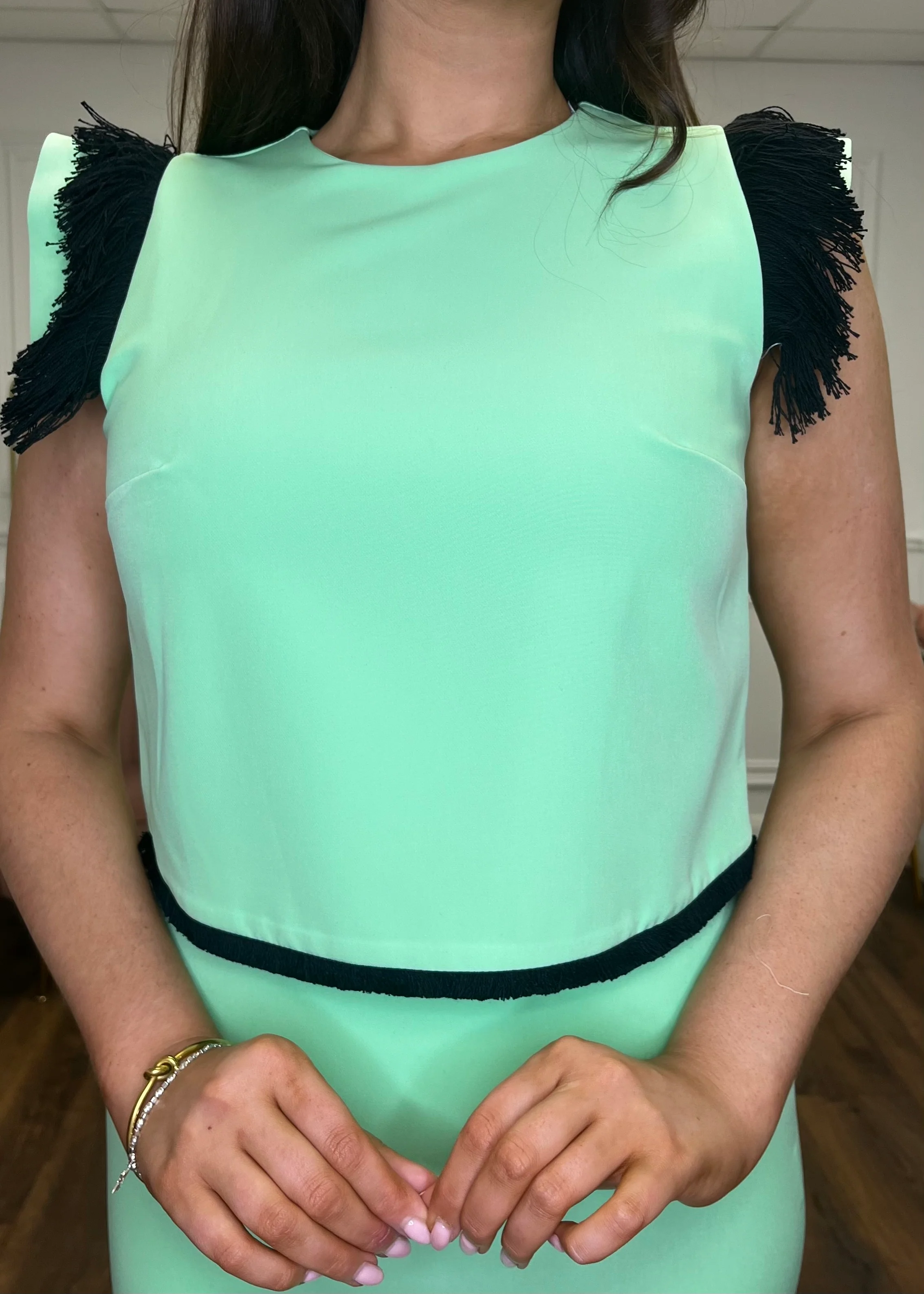 “Isla” Dress In Mint Green - Image 6