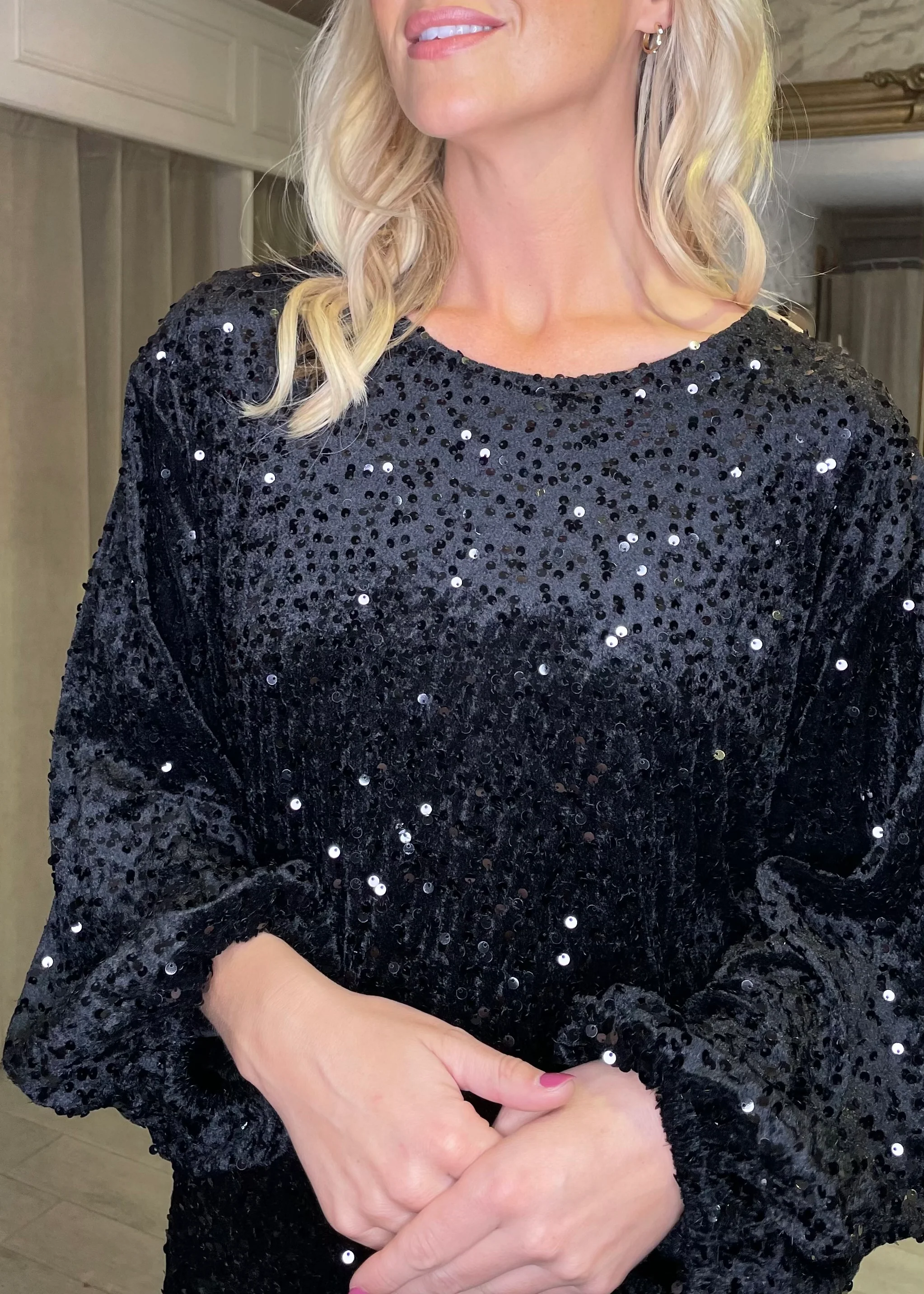 “Izzy” Dress In Black - Image 2