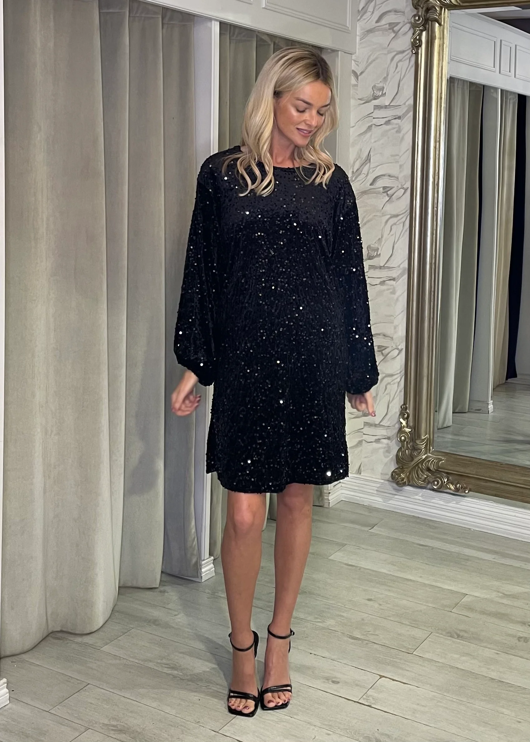 “Izzy” Dress In Black - Image 3