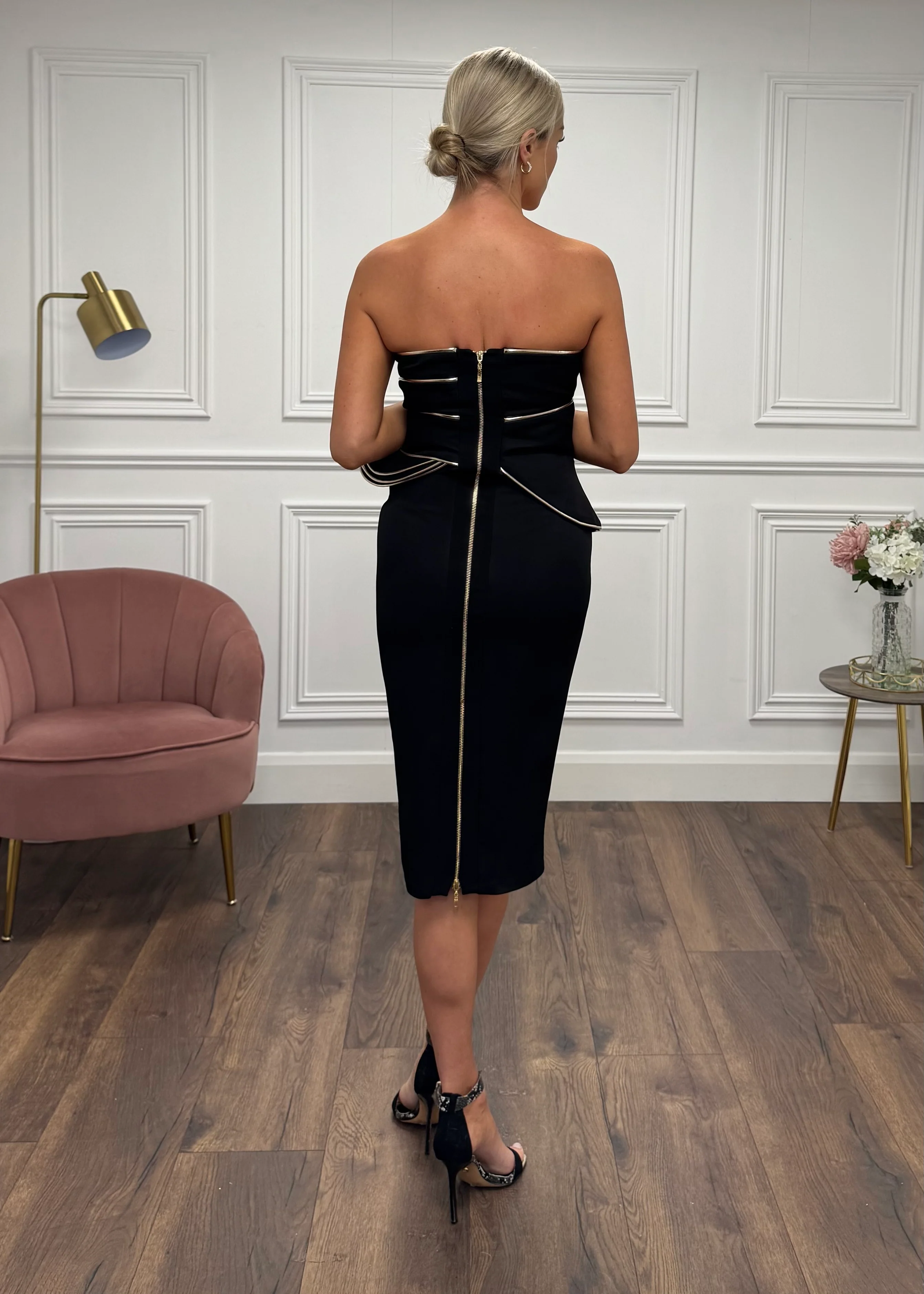 “Jolie” Dress In Black - Image 4