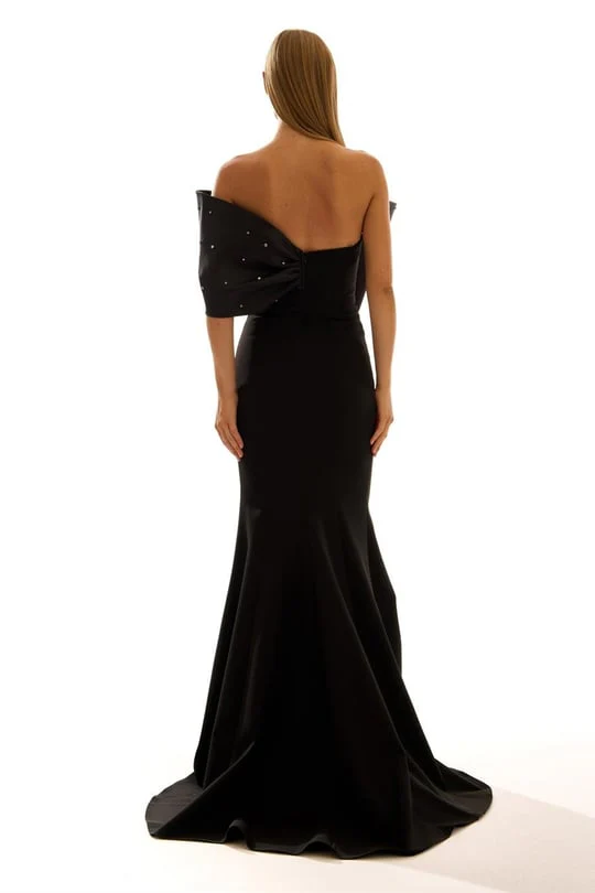 “Juniper” Dress In Black - Image 3