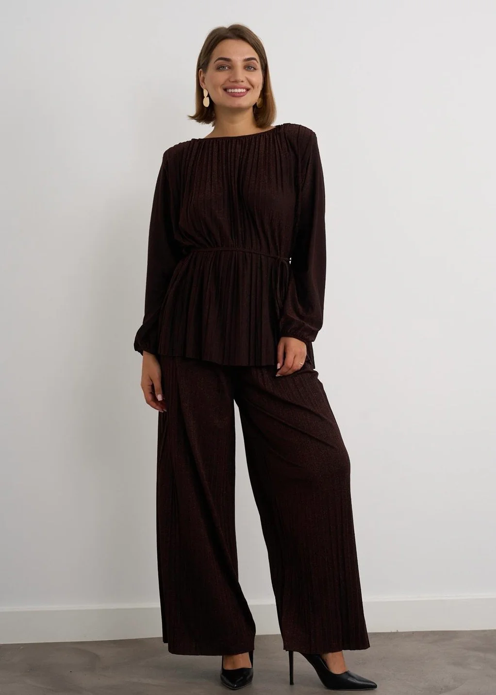 "Kalani" Two Piece In Brown - Image 3
