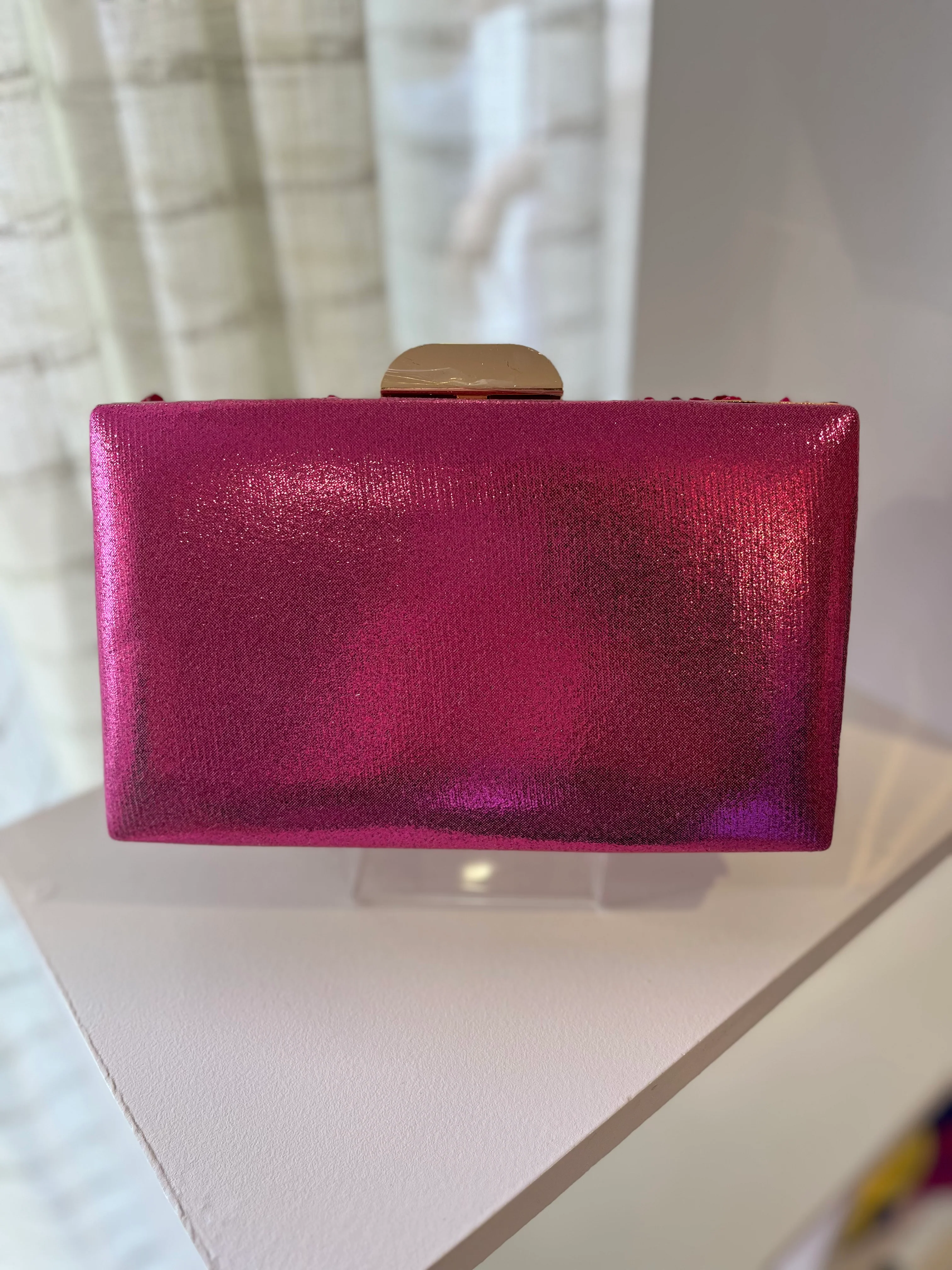 "Kayla" Handbag In Pink - Image 3
