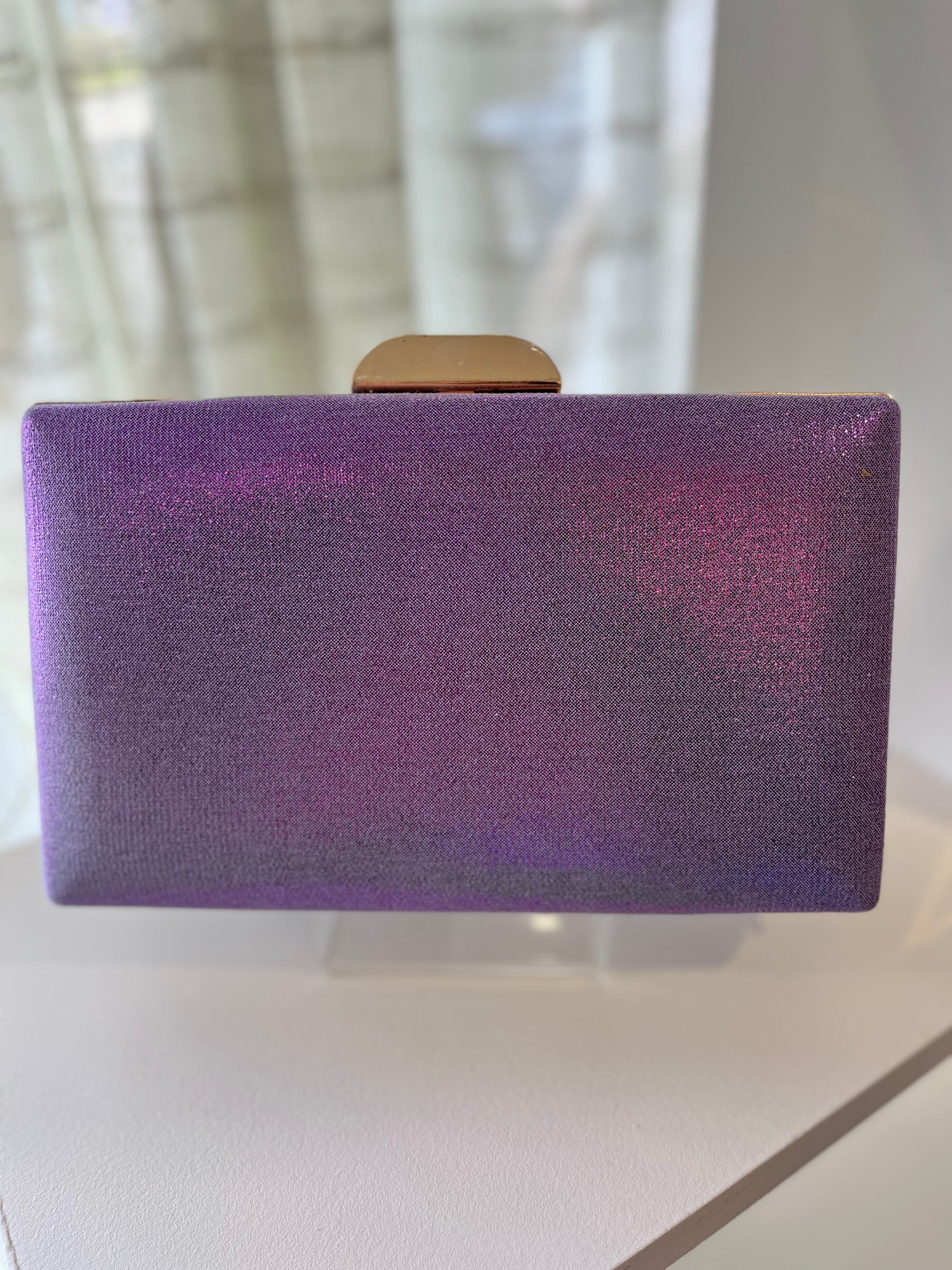 "Kayla" Handbag In Purple - Image 3