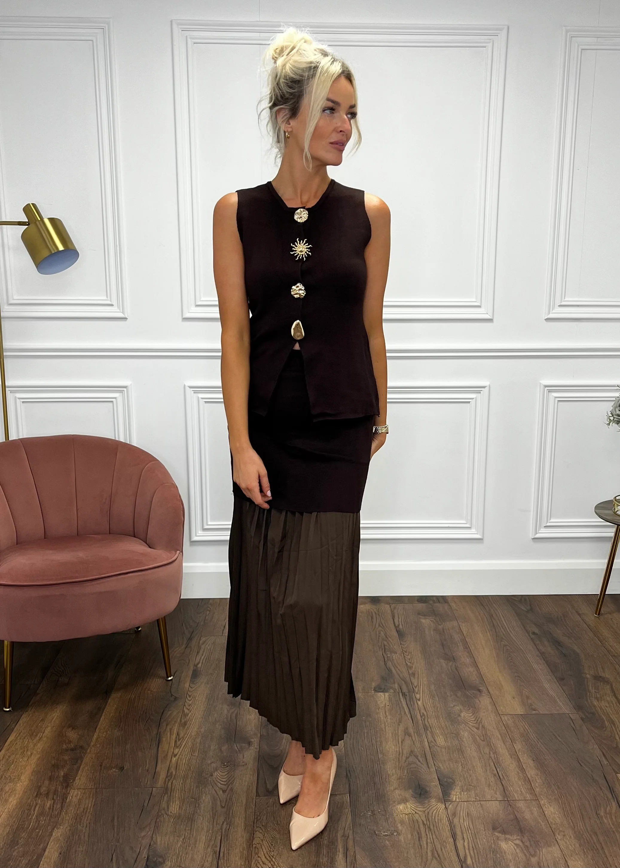 “Lexi” Two Piece In Brown - Image 4