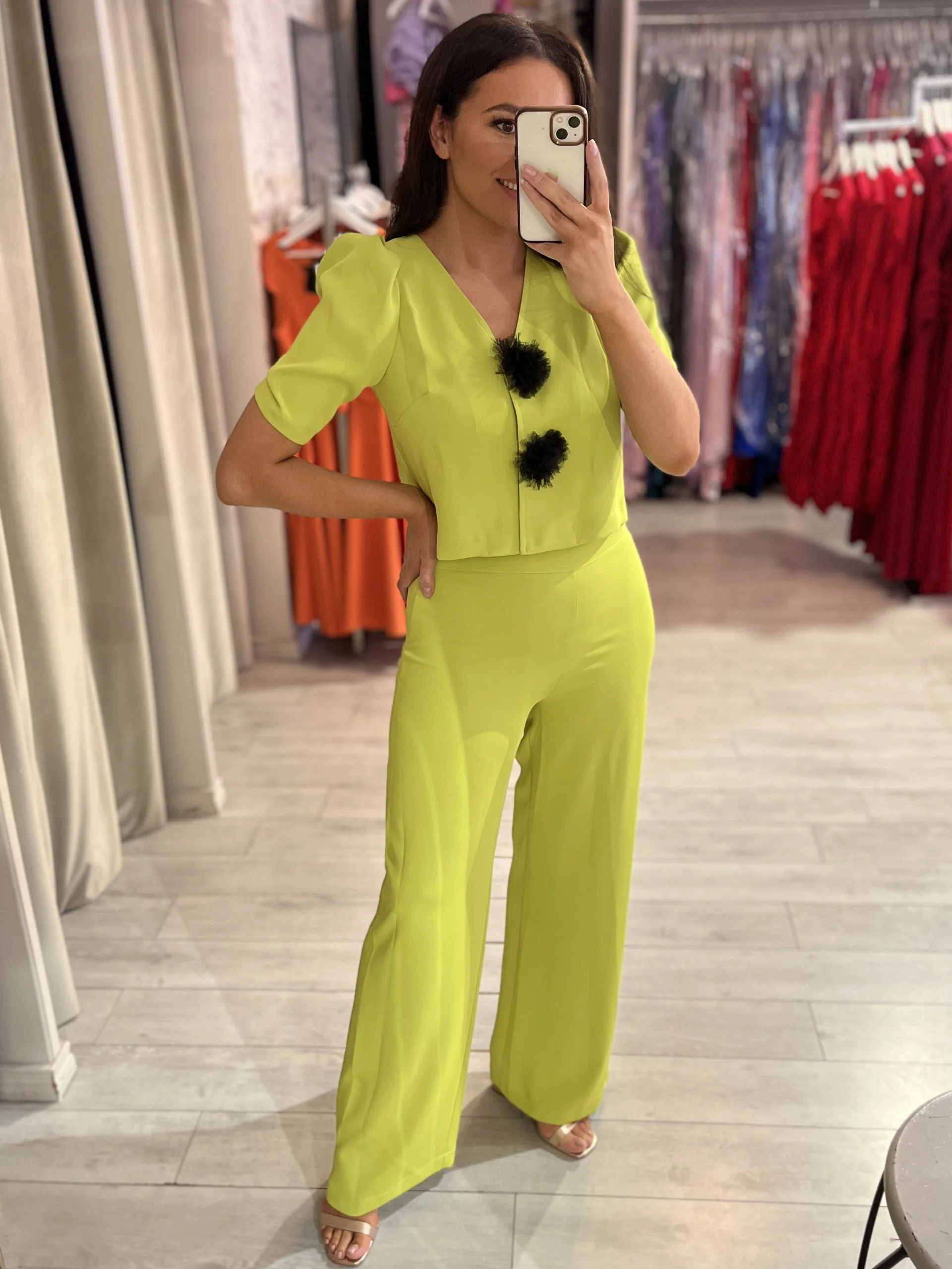 Lime Green Two Piece