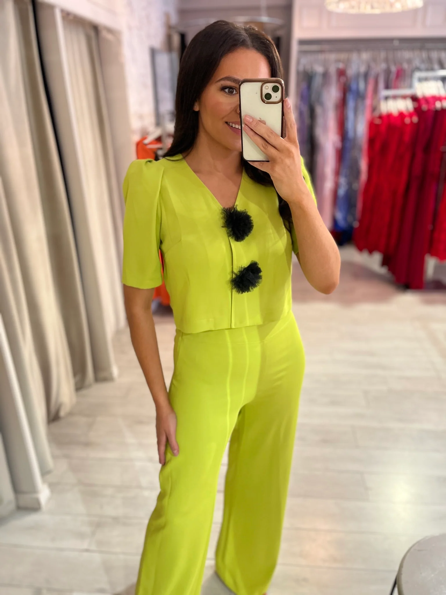 Lime Green Two Piece - Image 2