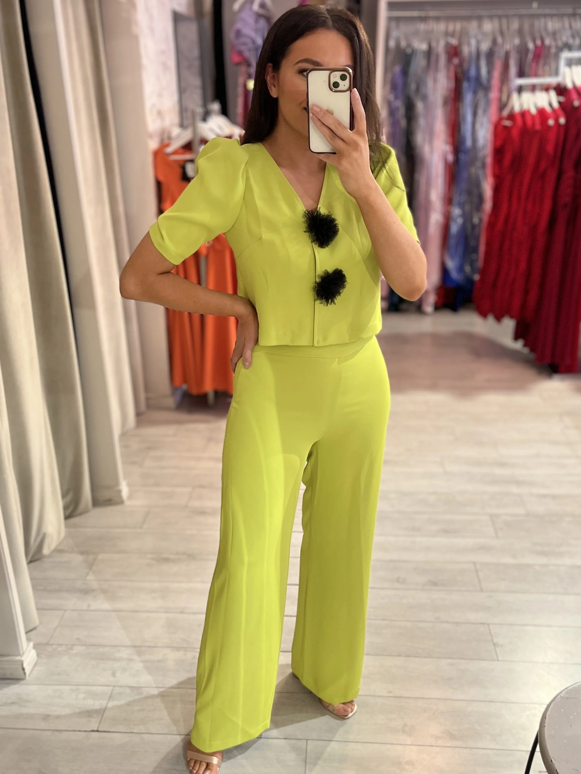 Lime Green Two Piece - Image 3