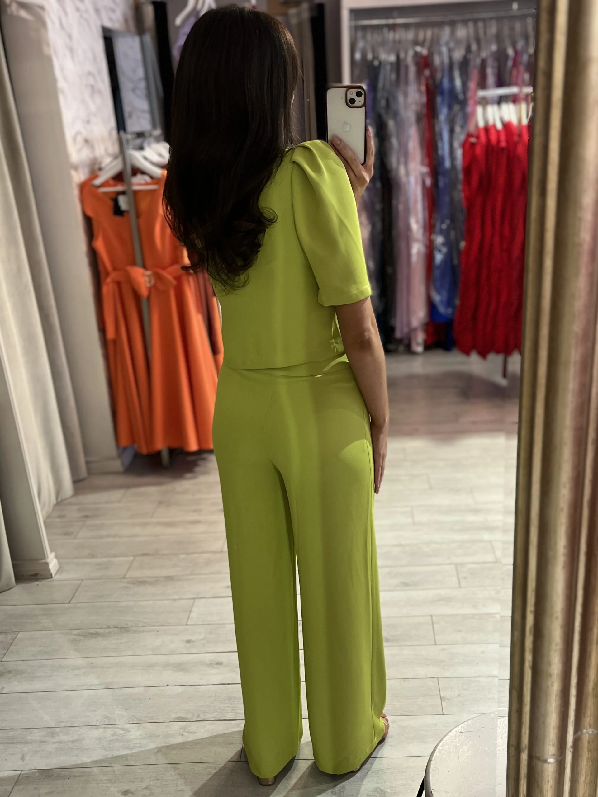 Lime Green Two Piece - Image 4
