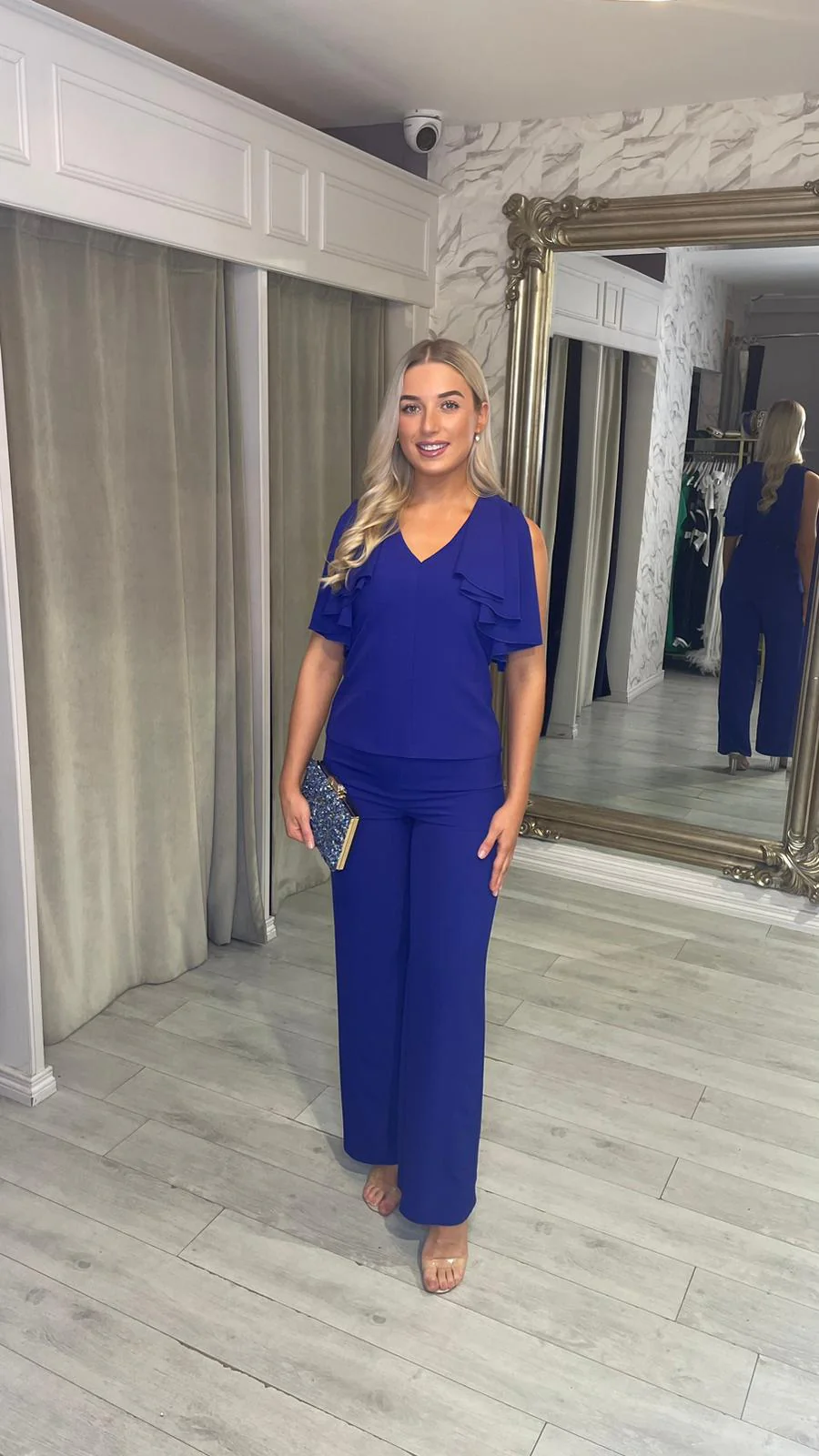 "Mia" Two Piece In Blue - Image 2