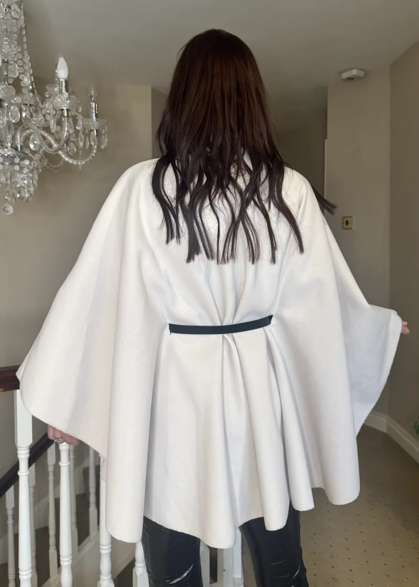 “Nelly” Cape In Cream - Image 3