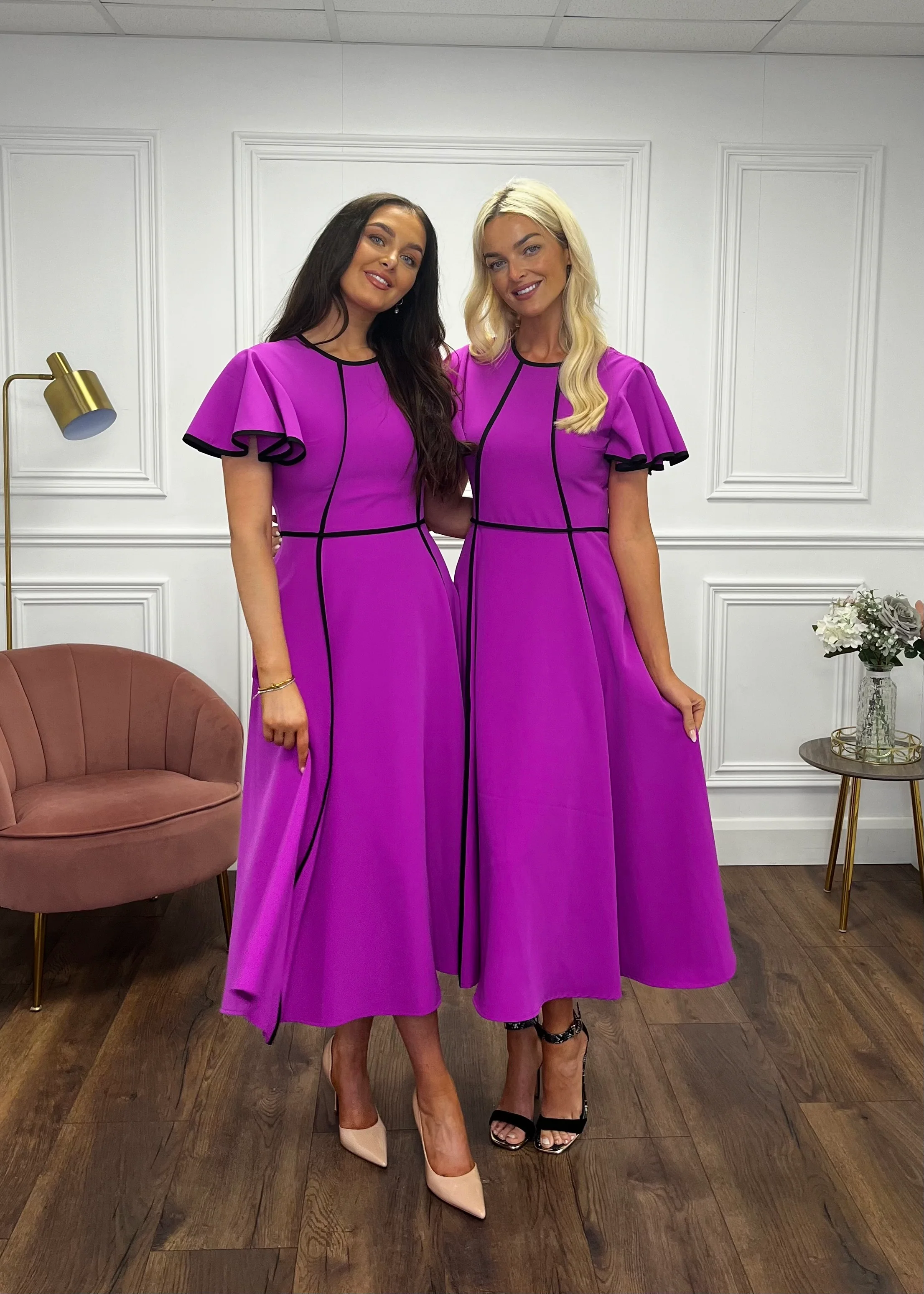 “Nessa” Dress is Magenta - Image 7