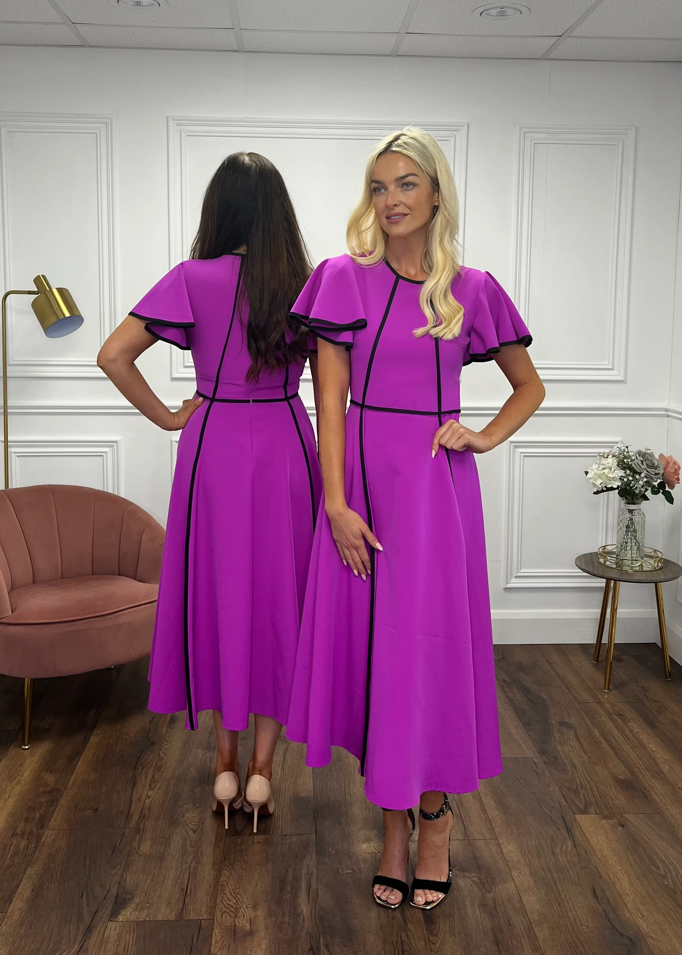“Nessa” Dress is Magenta - Image 8