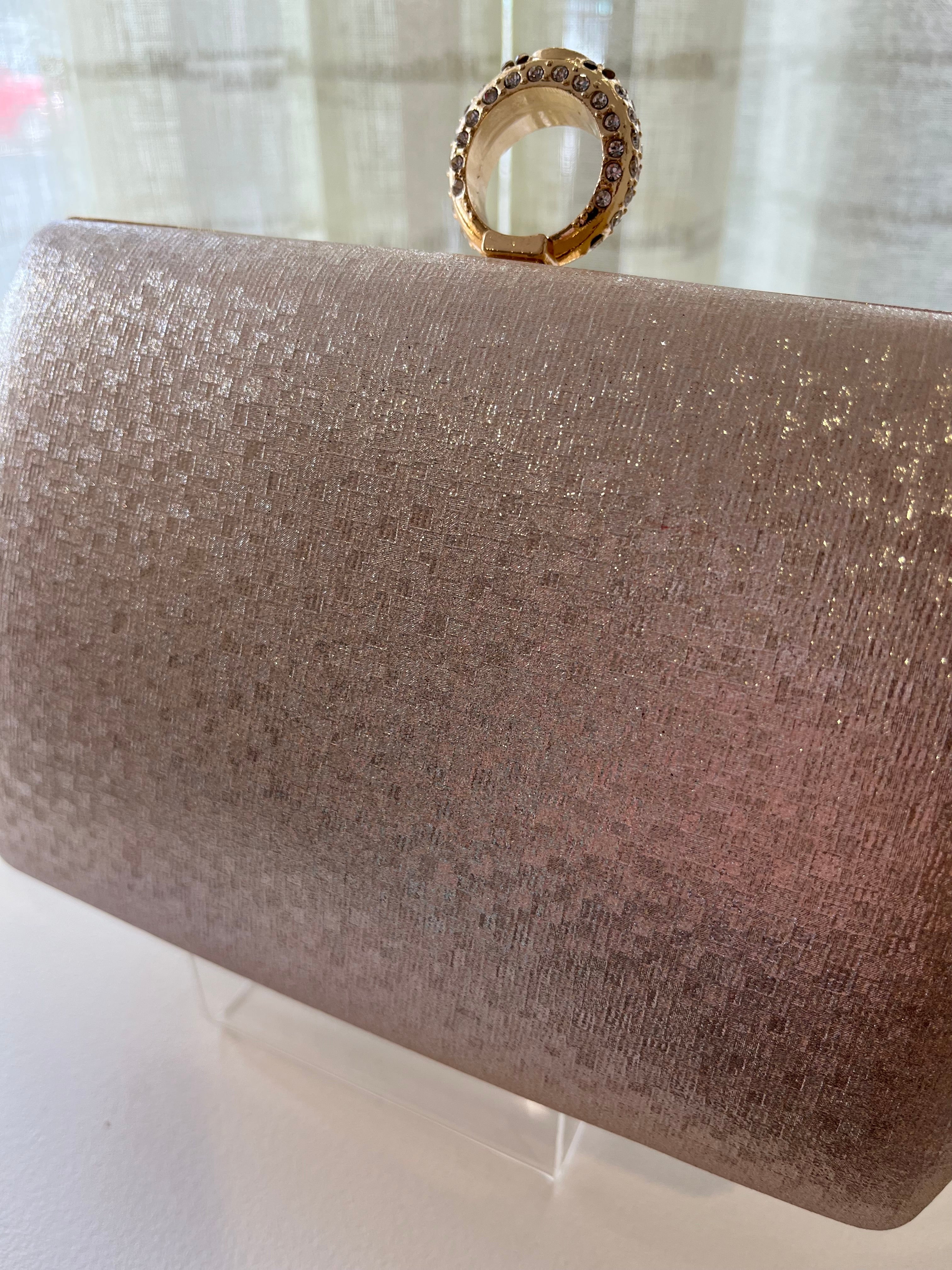 "Paisley" Handbag In Rose Gold - Image 2