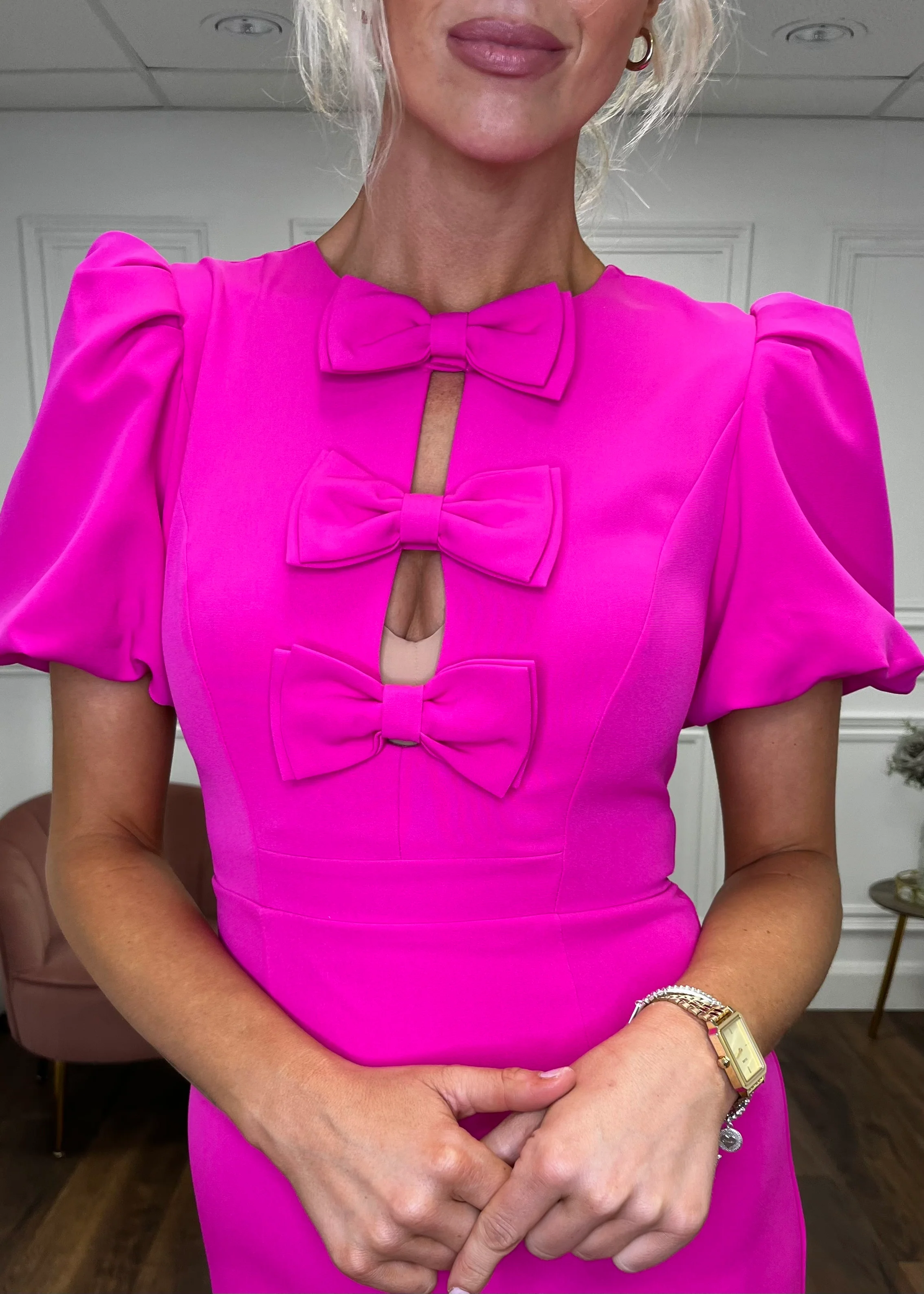 “Perri” Dress In Pink - Image 3