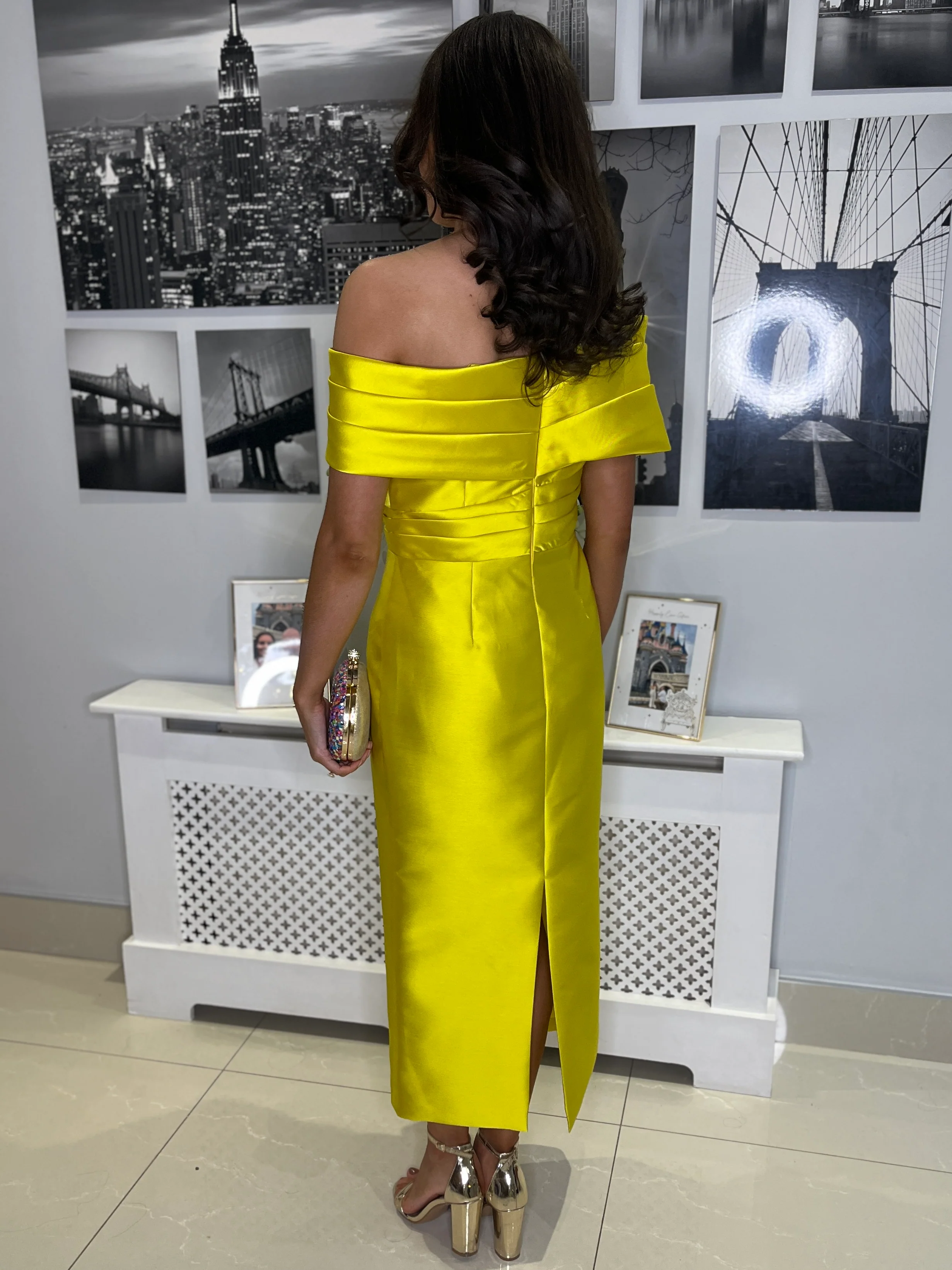 “Samira” Dress In Yellow - Image 4
