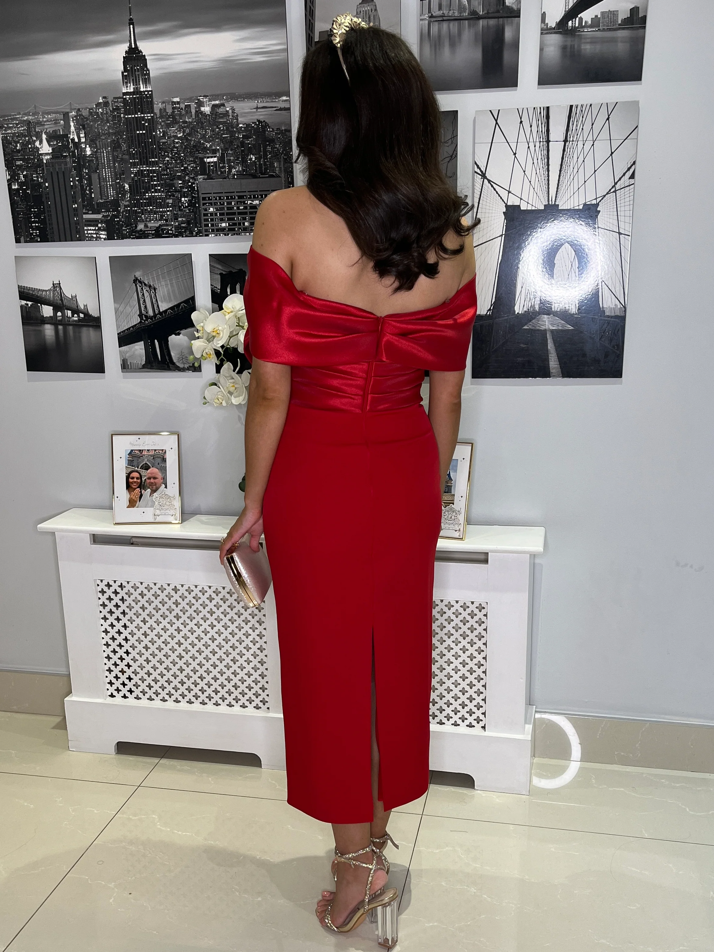 “Savannah” Dress In Red - Image 5