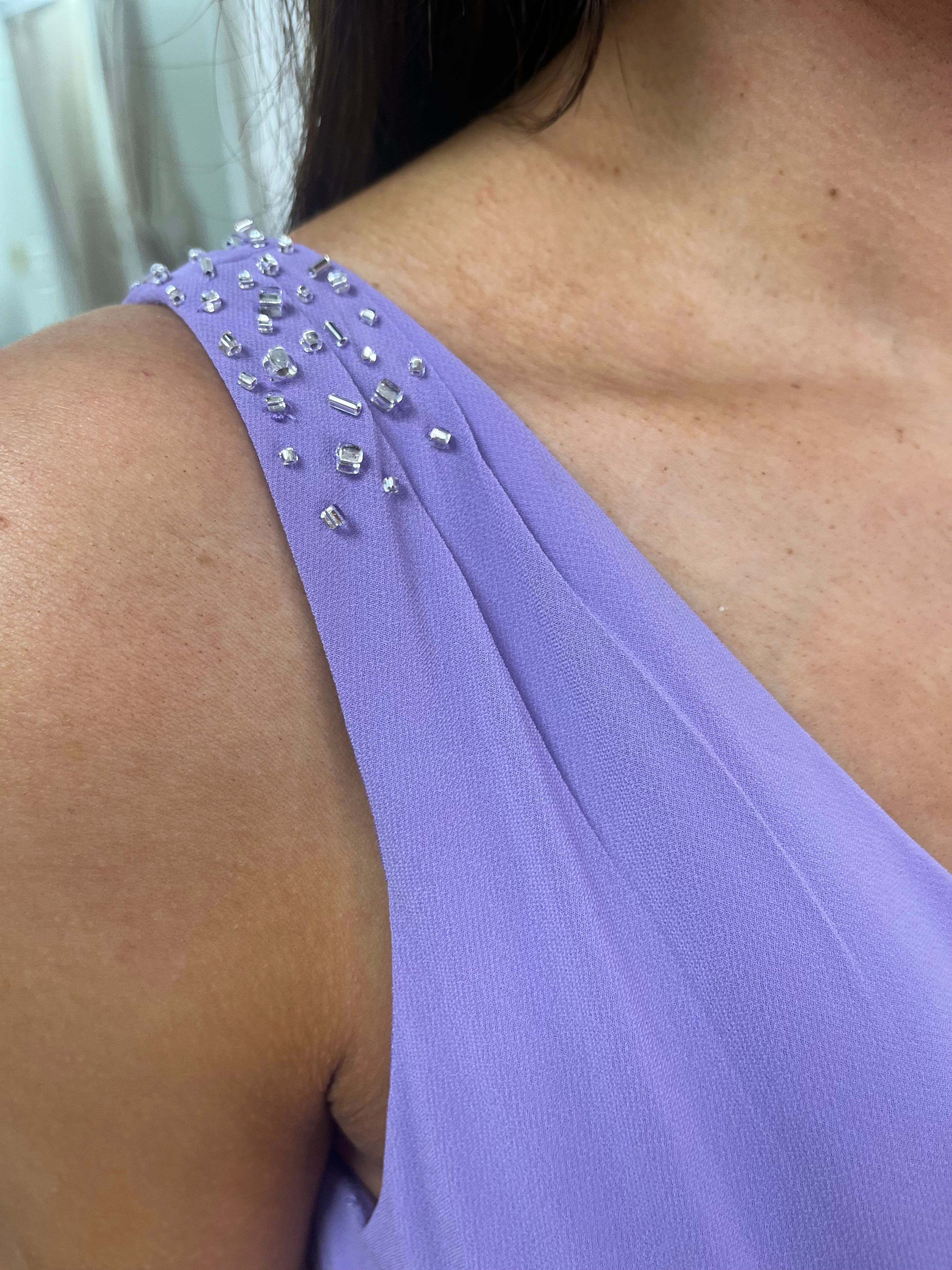 “Seraphine” Bridesmaid Dress In Mulberry - Image 3