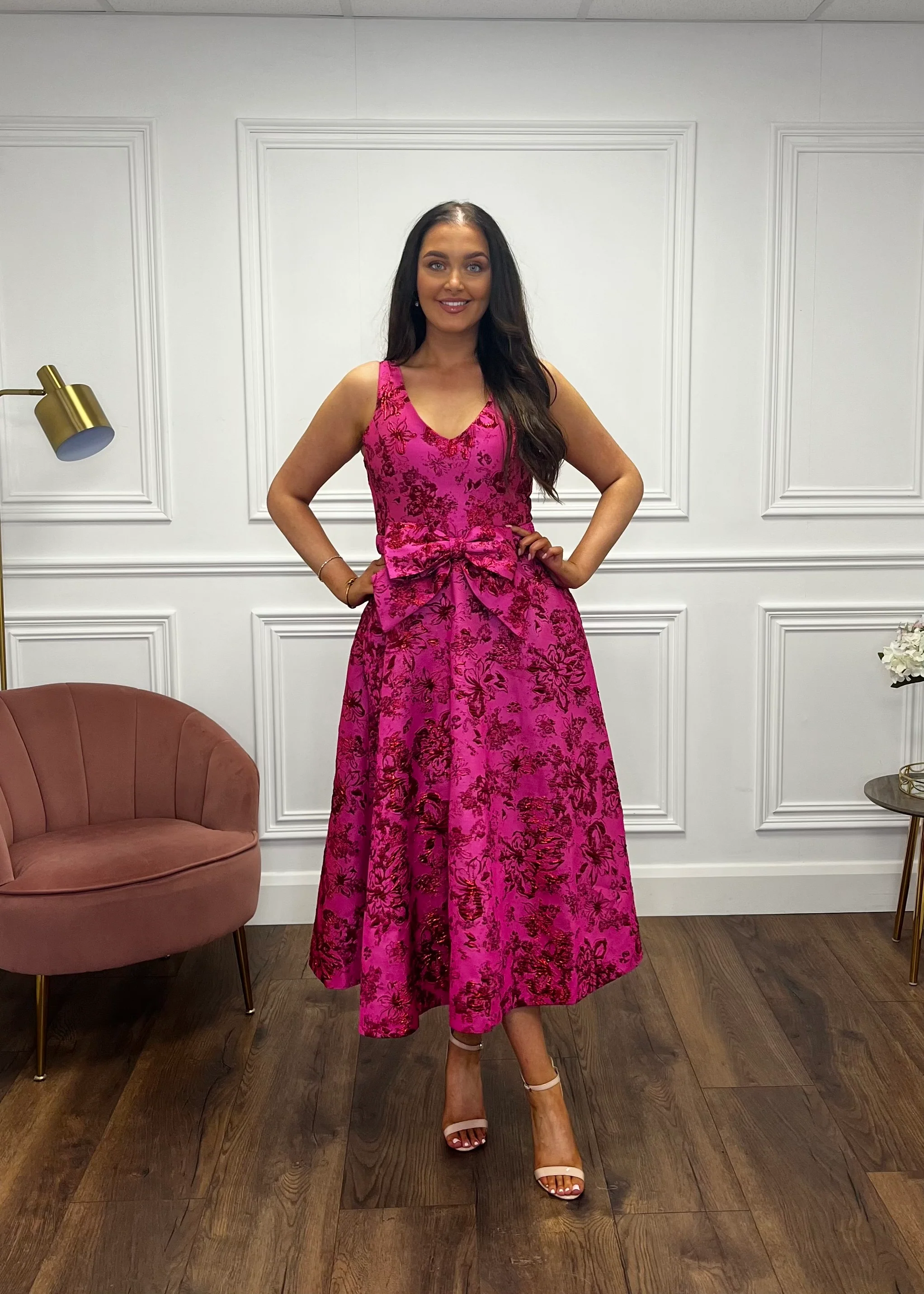 “Skye” Dress In Pink - Image 4