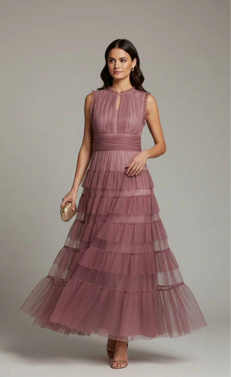 "Valentina " Dress In Light Purple - Image 2