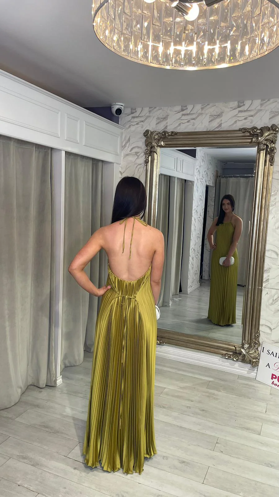 "Vean" Dress In Mustard - Image 2